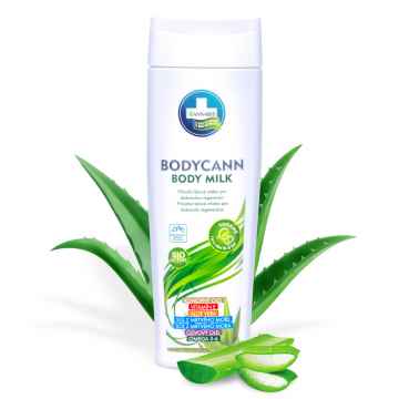 Annabis Přírodní tělové mléko pro dokonalou regeneraci, Bodycann 250 ml