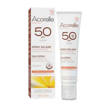 Acorelle Opalovací mléko SPF 50 ve spreji 100 ml